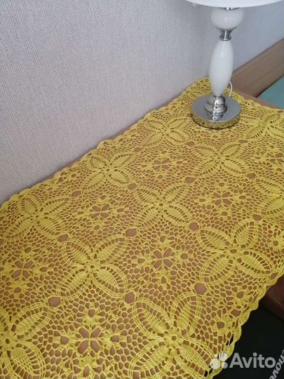 Вязаные салфетки и скатерти