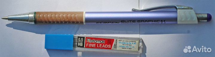 Ручка шариковая и карандаш