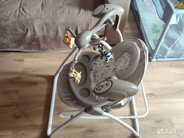 Электрокачели шезлонг