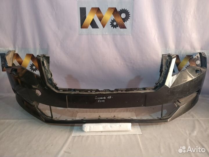 Шкода Суперб 2015- Бампер передний 5242