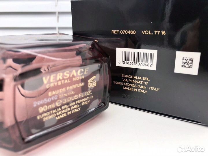 Духи versace crystal noir ОАЭ