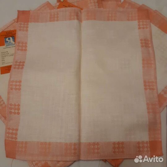 Льняные салфетки СССР новые