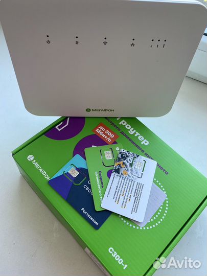 Безлим интернет 4G+Роутер 4G/LTE Huawei E535 Cat 6