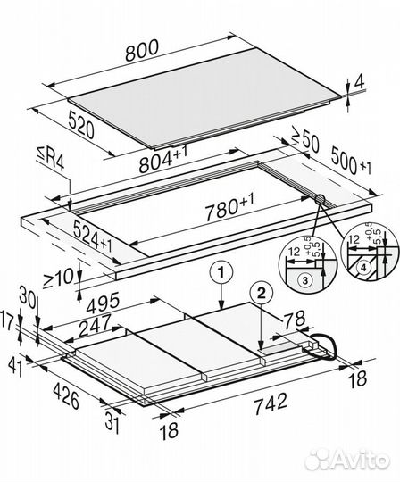 Варочная панель Miele KM7678 FL