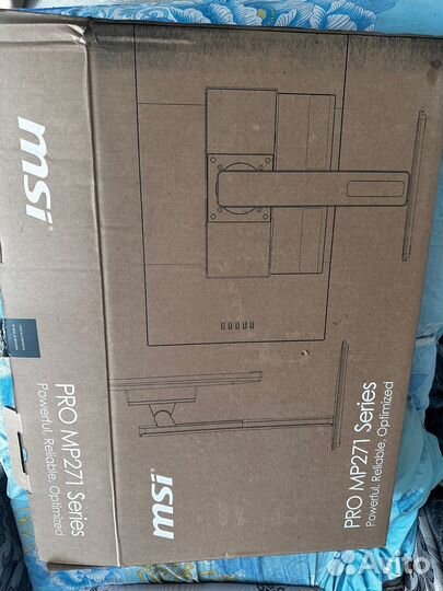 Монитор MSI pro mp271p series 75 герц, 27 дюймов