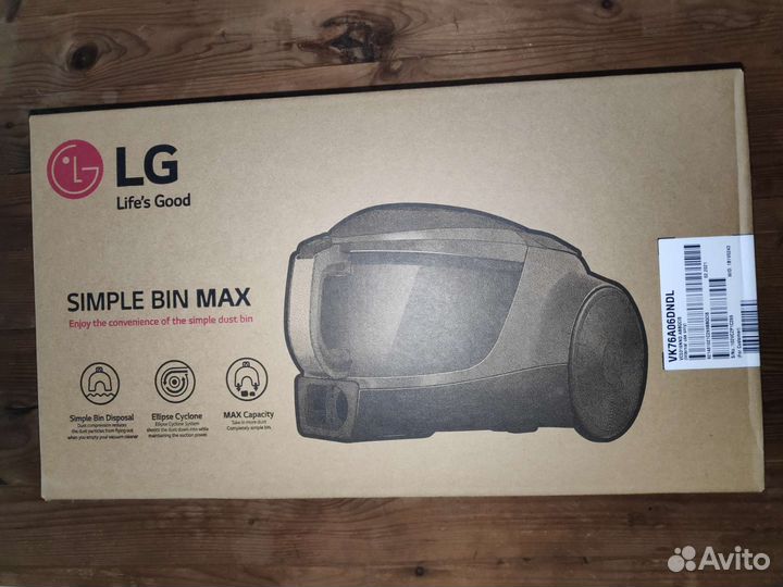 Пылесос LG VK76A06dndl