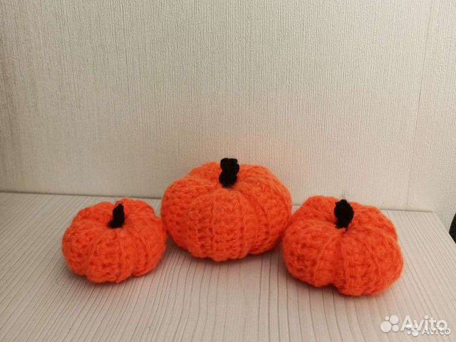 Вязаные тыквы