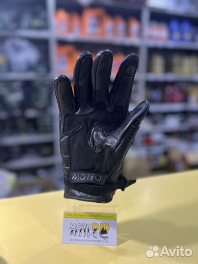 Moteq Перчатки Ganter, кожа, перфорация, сенсор