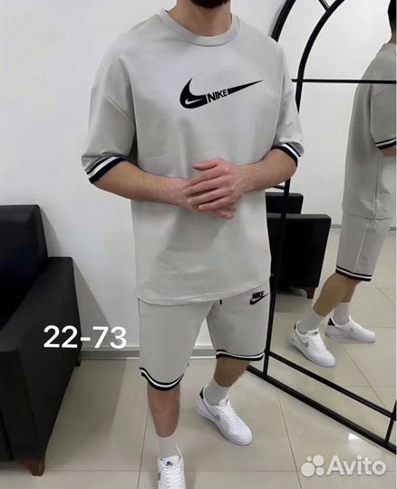 Мужской костюм спортивный летний Nike 4