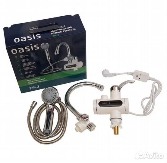 Водонагреватель Проточный электрический с душем