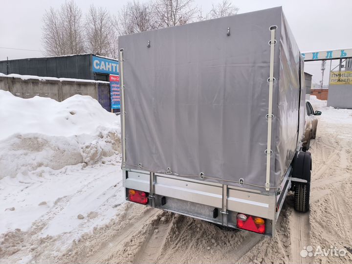 Прицеп 3,60х1,50 с евротентом оцинкованный