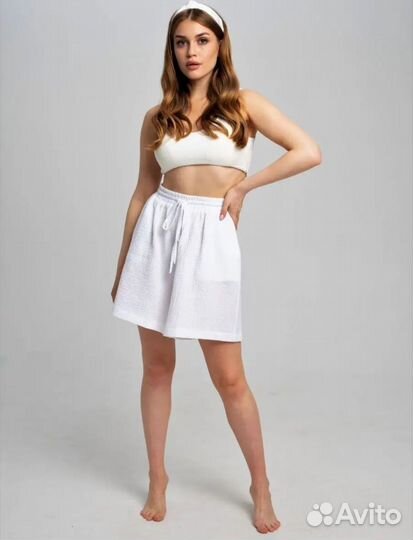 Шорты из муслина