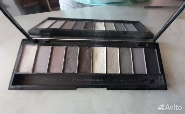 Палетка теней, румяна