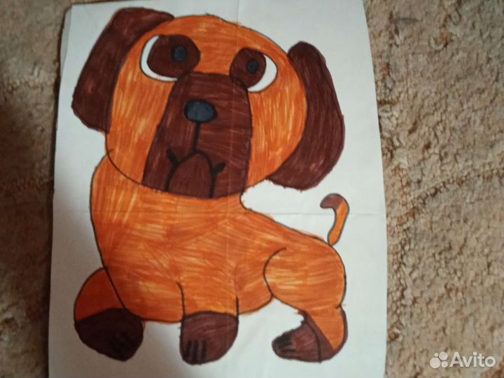 Продам рисунок Мопс 10