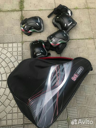 Ролики мужские с защитой и переноской