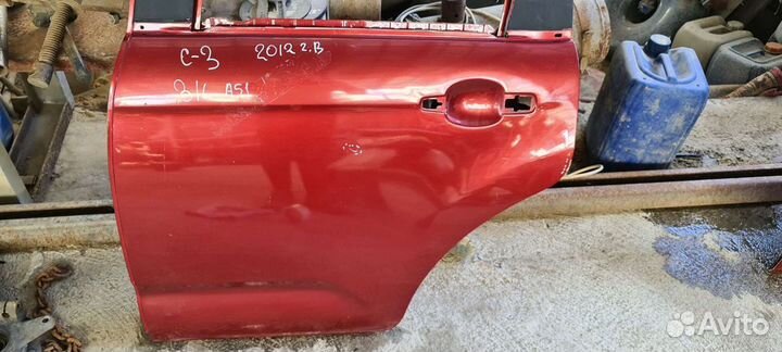 Дверь задняя левая citroen c3 a51 citroen c3 2