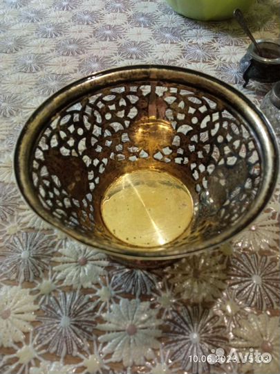 Конфетница серебро