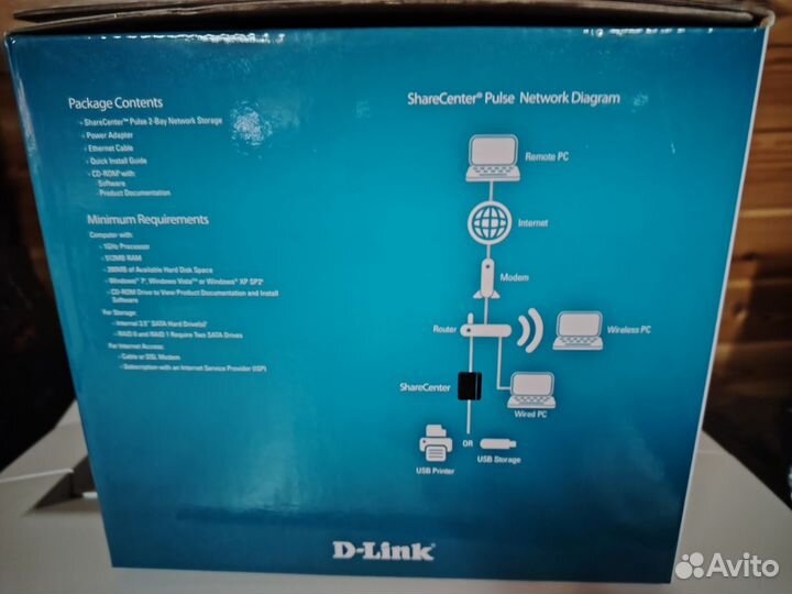 Сетевое хранилище d-link dns-320