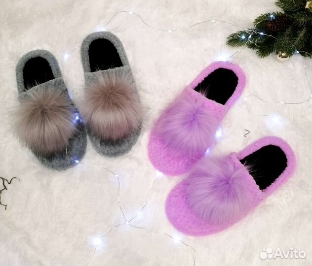 Женские домашние тапочки