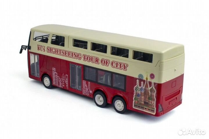 Радиоуправляемый двухэтажный автобус 1:18 2.4G - E