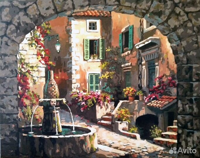 Картина акрилом 