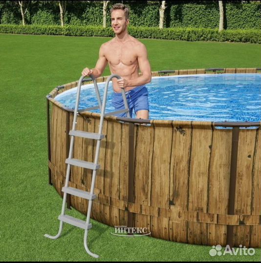 Каркасный бассейн круглый 488х122 см