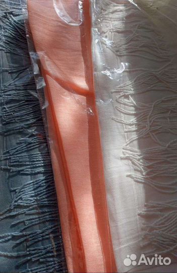 Шарф шифоновый и кашемир летний