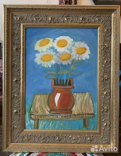 Картина, картон, масло. Анатолий Никонов