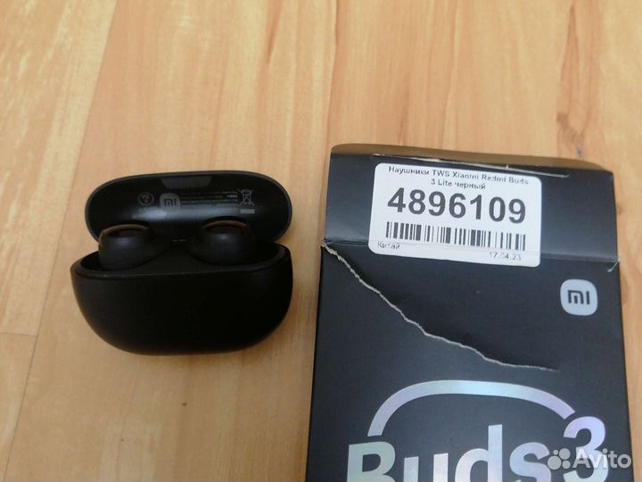 Наушники TWS Xiaomi Redmi Buds 3 Lite черный