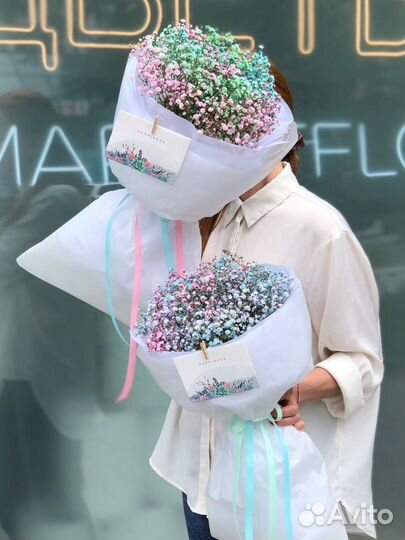 Букет из гипсофилы