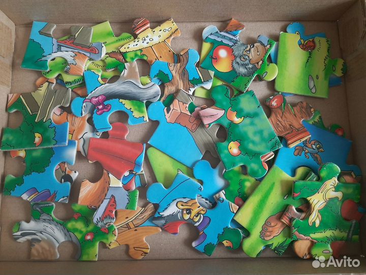 Пазлы для малышей пакетом