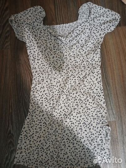 Платье белое женское короткое