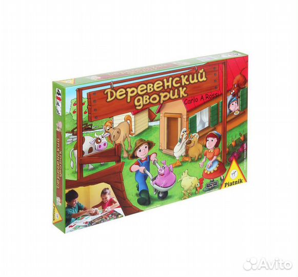 Деревенский дворик. Настольная игра