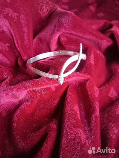 Эксклюзивный браслет серебряный 