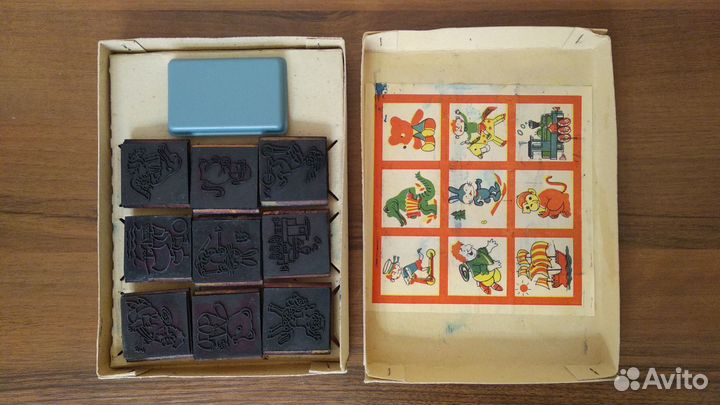 Отштампуй и раскрась набор штампиков СССР