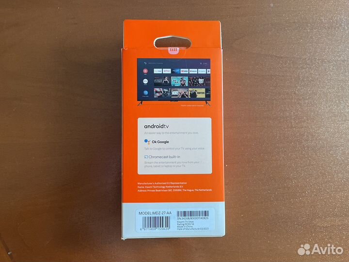 Андроид тв приставка Mi TV Stick 4K