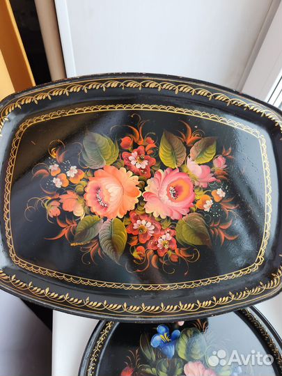 Красивые Расписные Подносы, СССР