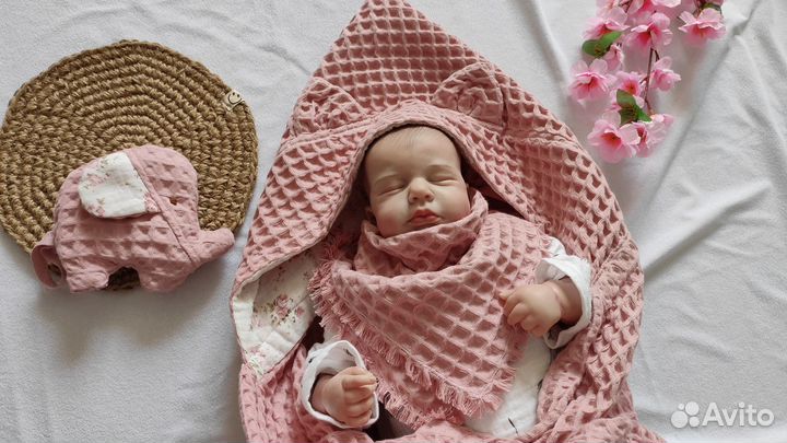 Мочалка розовый слон