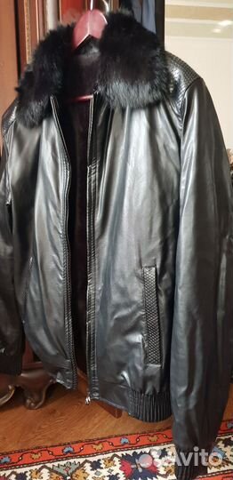 Кожаная куртка мужская