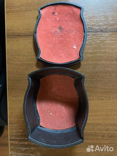 Шкатулка СССР пластик, инкрустация