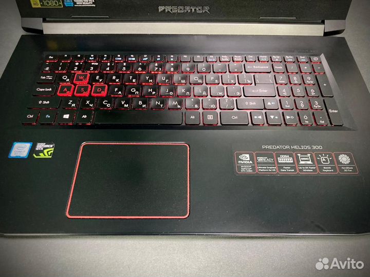 Ноутбук Acer Predator N17C3 Core i7 8750H GTX 1060