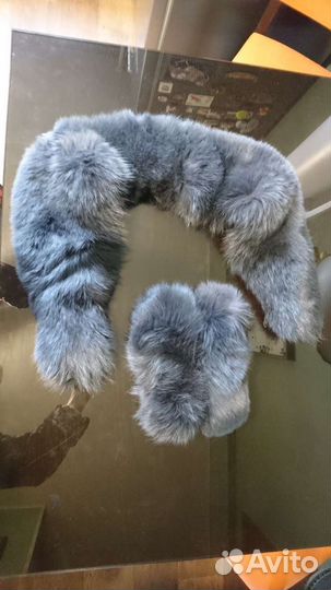 Меховой воротник песец