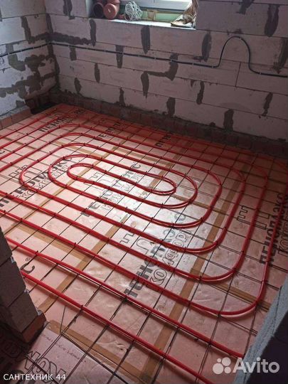 Монтаж теплых водяных полов