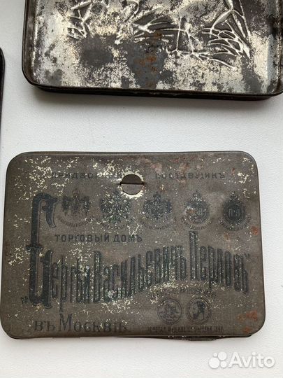 Чайница жестяная коробка