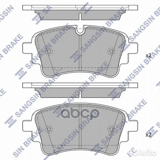 Колодки тормозные audi A4 20/A6 18/A8 19/Q7