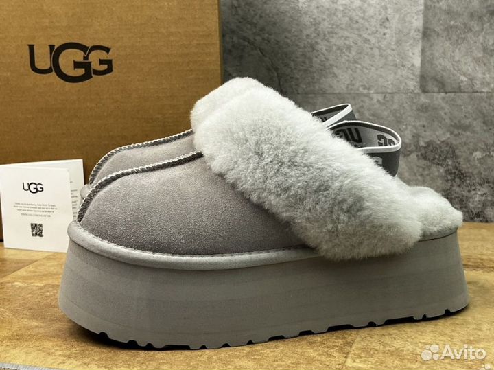 Ugg Funkette Suede Platform Grey Violet