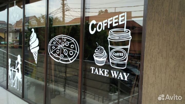 Плоттерная резка/наклейки на заказ/на авто/реклама