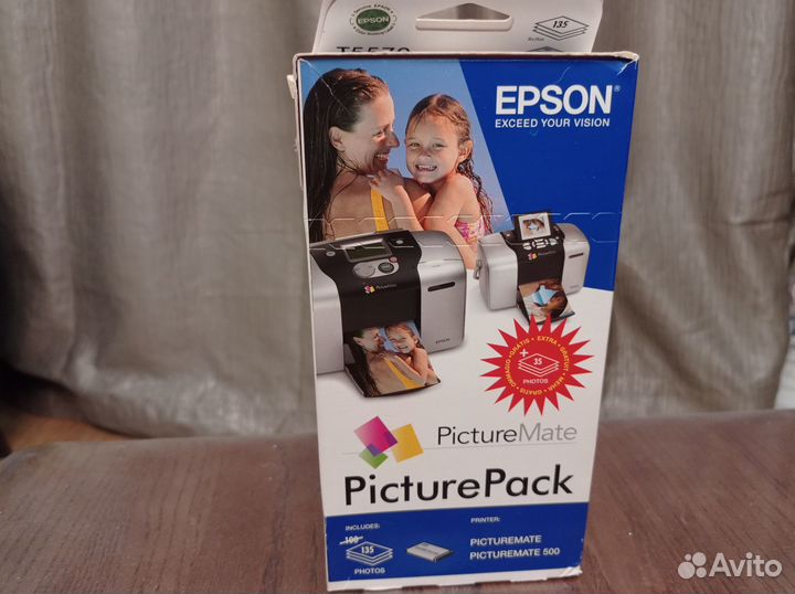 Фотопринтер Epson PictureMate 500 + фотобумага