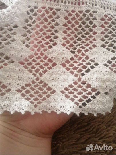 Кружево, салфетки крючком, handmade