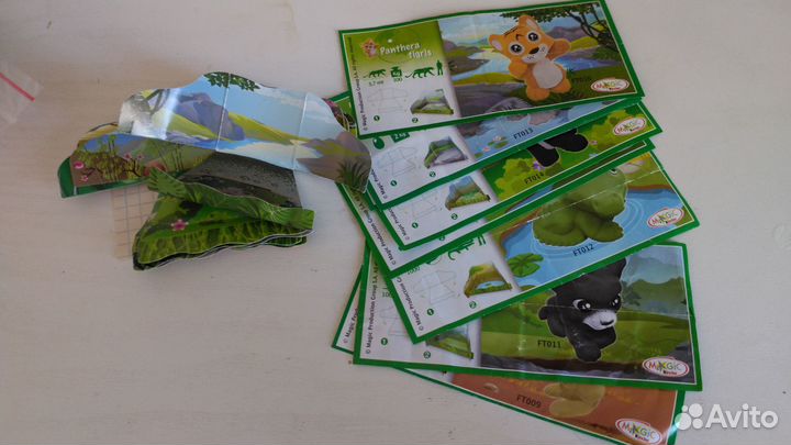 Киндер-игрушки «Детеныши со всего мира»